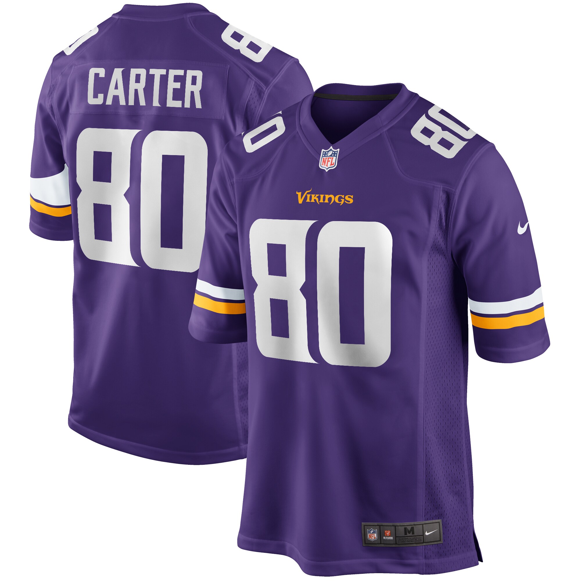 Minnesota Vikings mens nike cris carter purple minnesota vikings game retired player jersey Collection | Vikings Online Shop