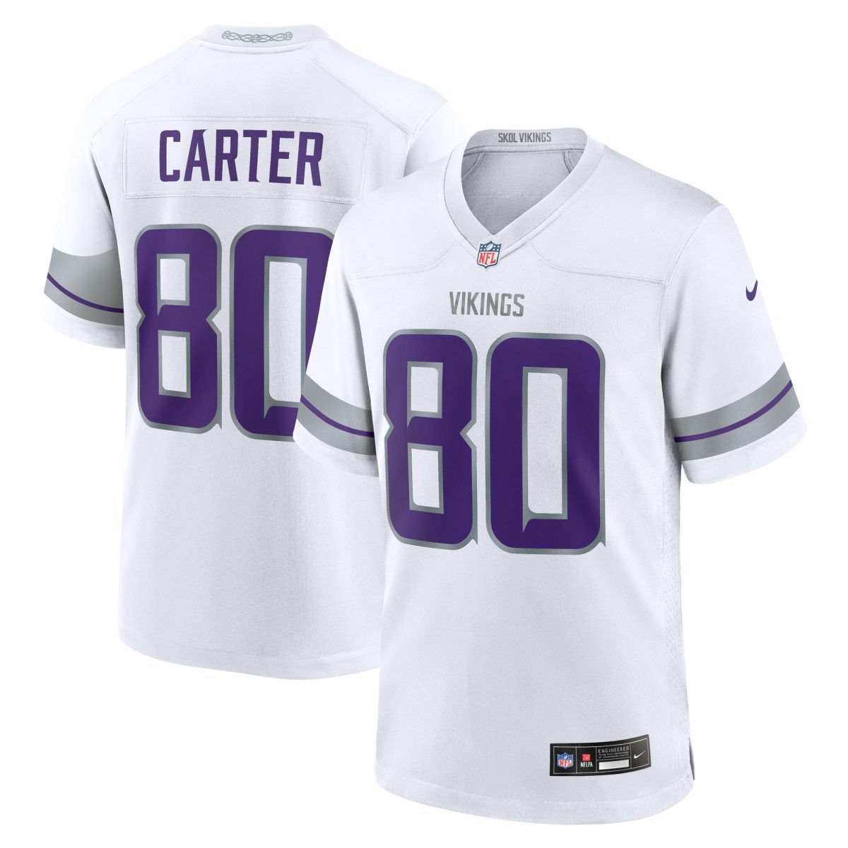 Minnesota Vikings mens nike cris carter white minnesota vikings alternate retired player game jersey Collection | Vikings Online Shop