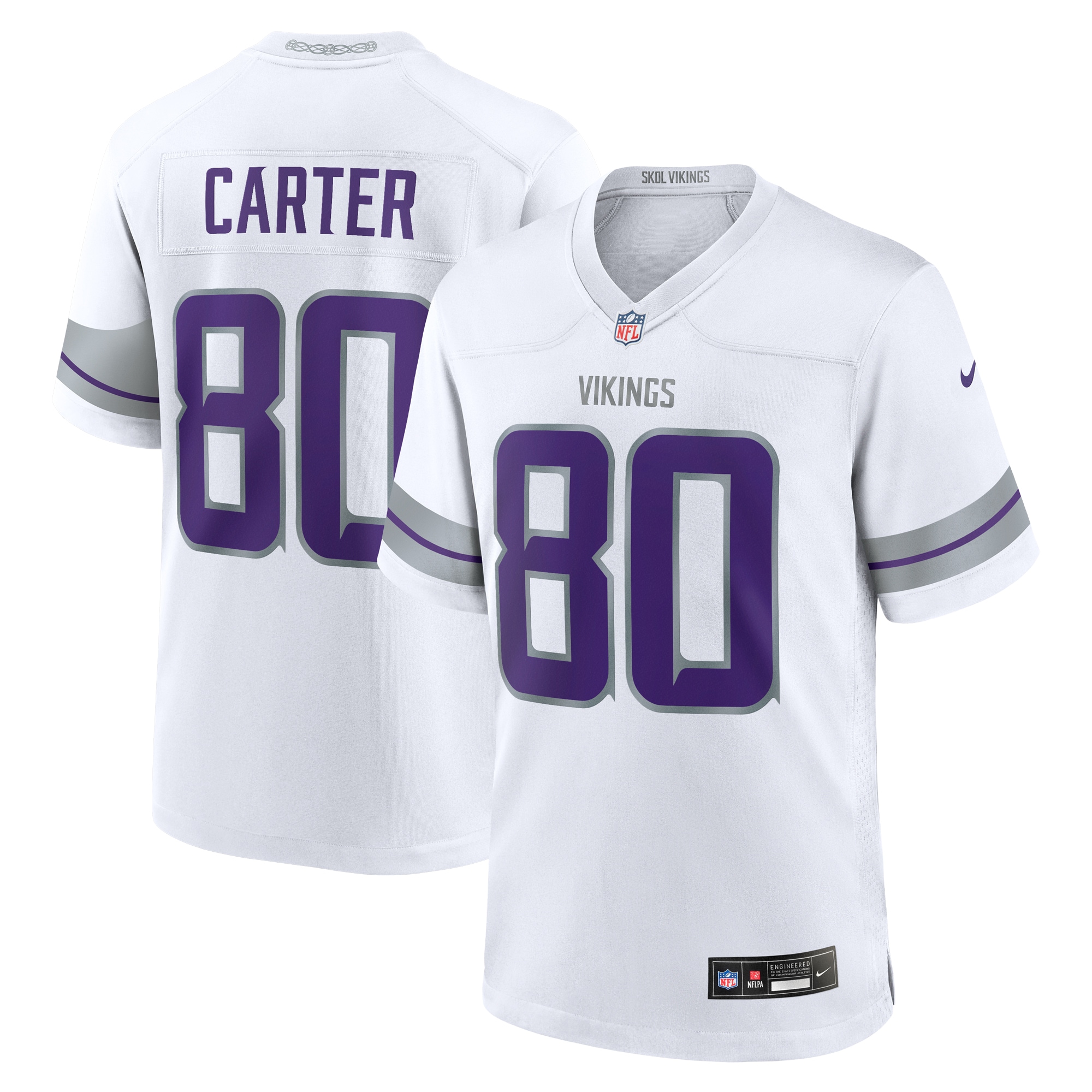 Minnesota Vikings mens nike cris carter white minnesota vikings alternate retired player game jersey Collection | Vikings Online Shop