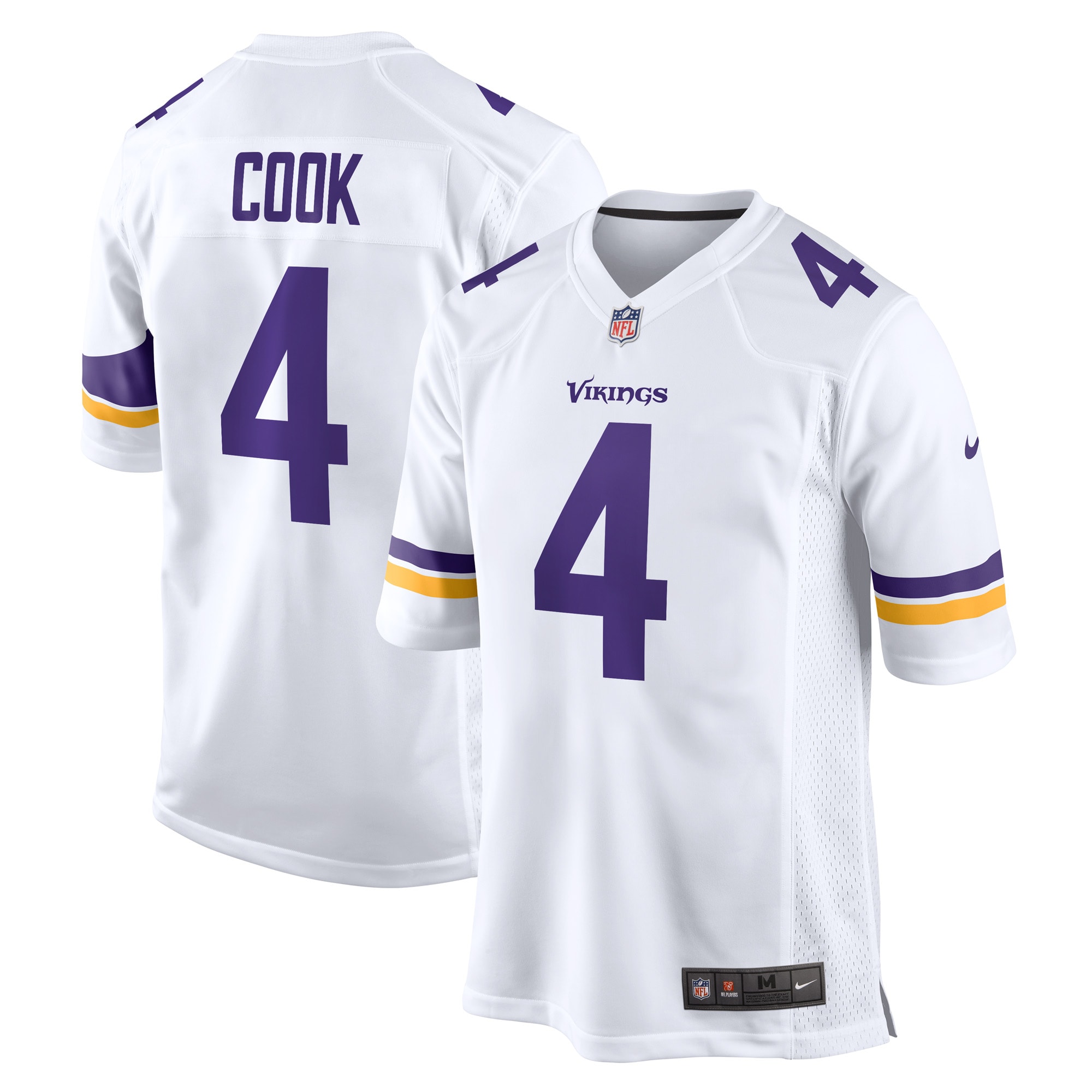 Minnesota Vikings mens nike dalvin cook white minnesota vikings game jersey Collection | Vikings Online Shop