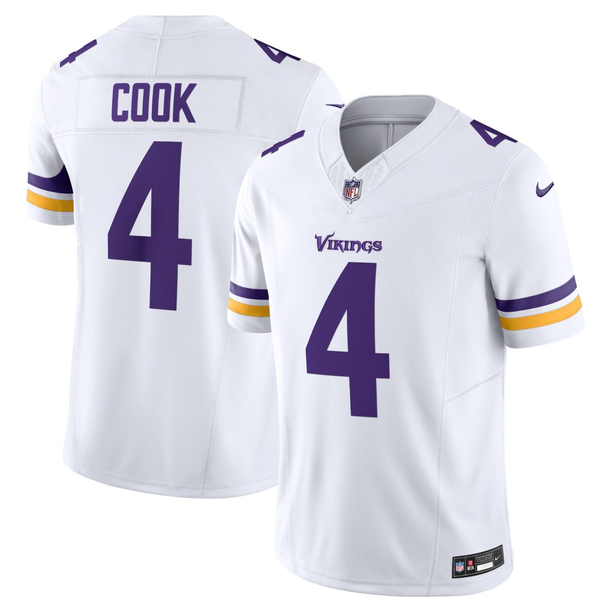 Minnesota Vikings mens nike dalvin cook white minnesota vikings vapor f.u.s.e. limited jersey Collection | Vikings Online Shop