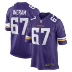 Minnesota Vikings mens nike ed ingram purple minnesota vikings game player jersey Collection | Vikings Online Shop