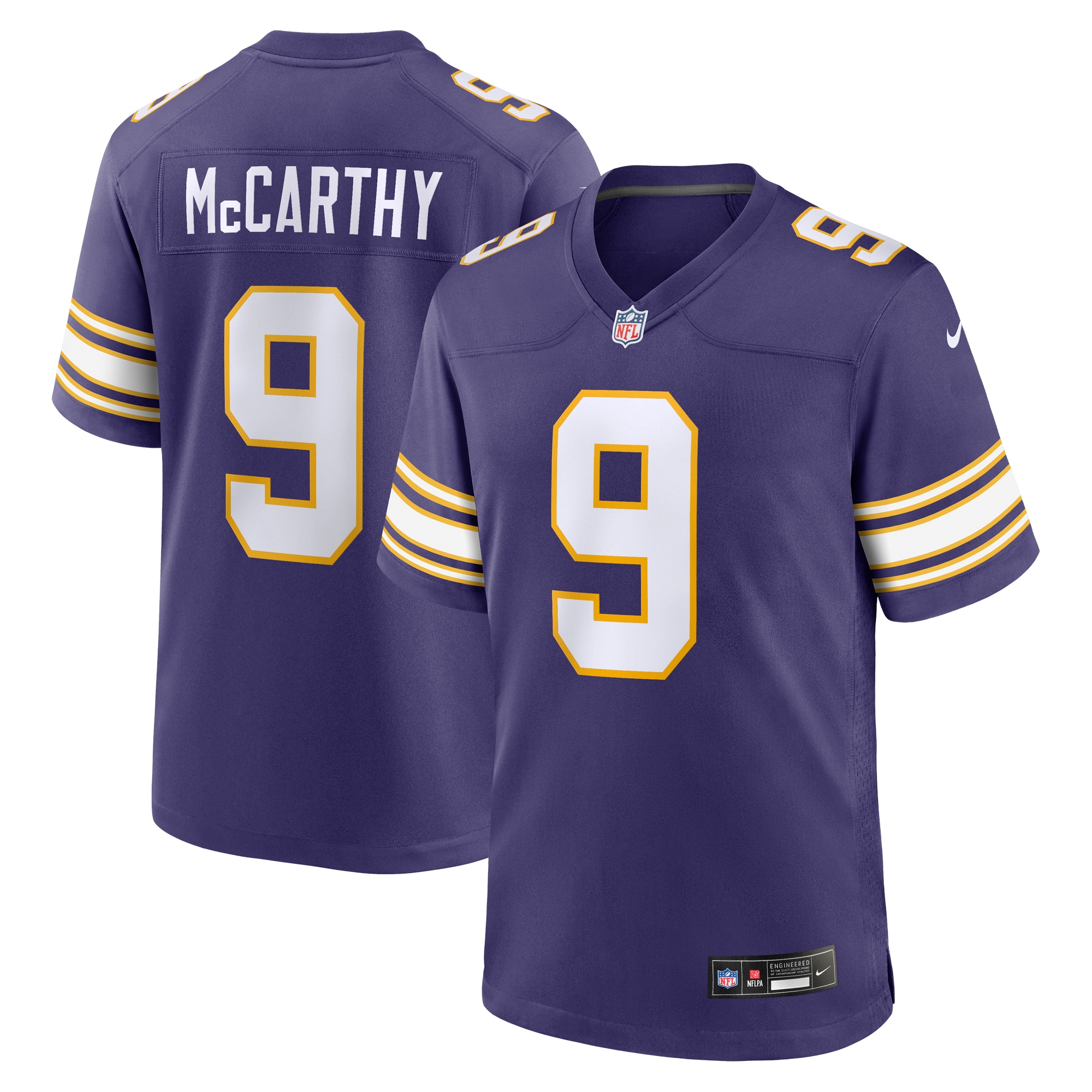 Minnesota Vikings mens nike j.j. mccarthy purple minnesota vikings 2nd alternate player game jersey Collection | Vikings Online Shop