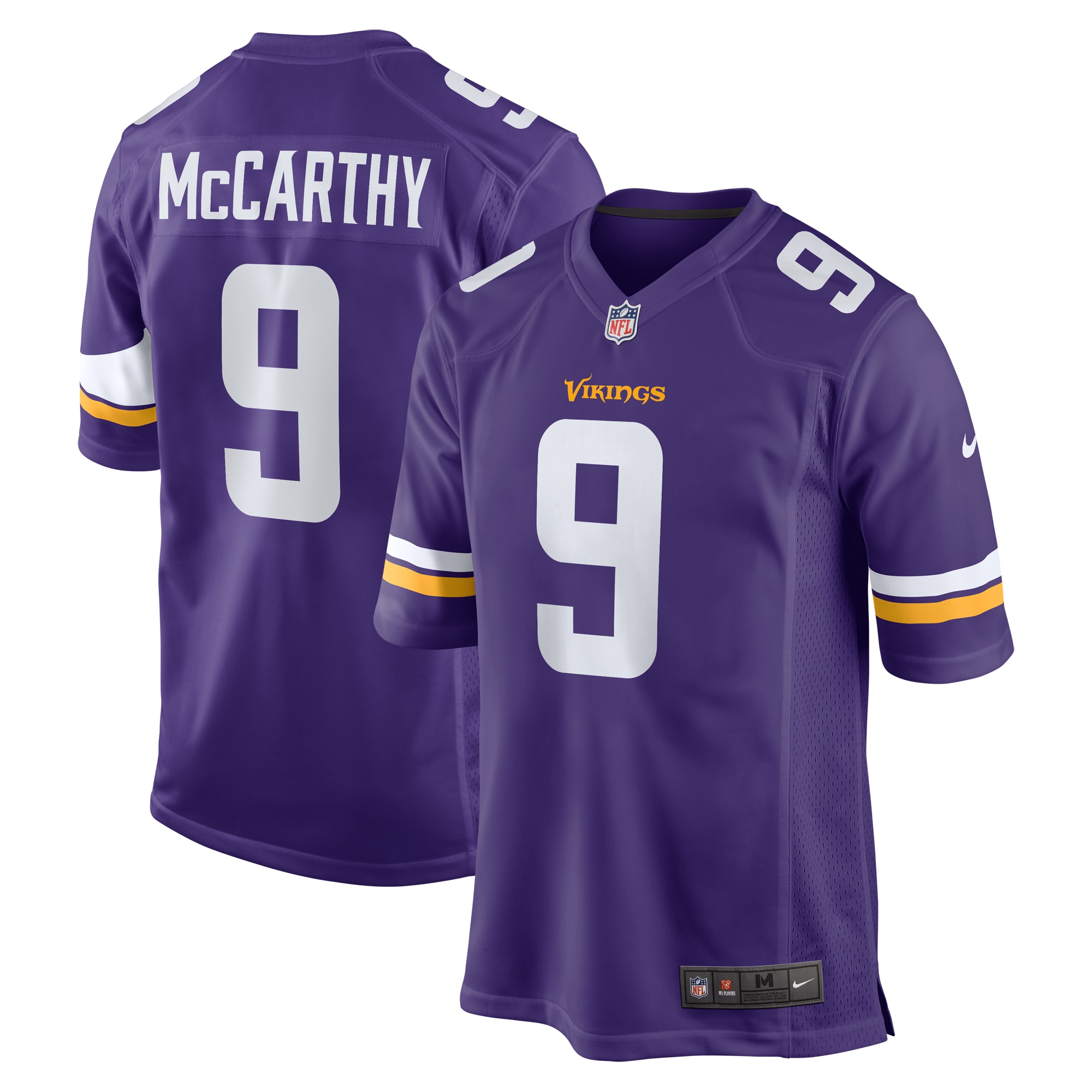 Minnesota Vikings mens nike j.j. mccarthy purple minnesota vikings player game jersey Collection | Vikings Online Shop