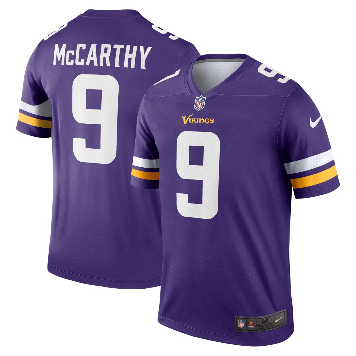 Minnesota Vikings mens nike j.j. mccarthy purple minnesota vikings team legend player performance jersey Collection | Vikings Online Shop
