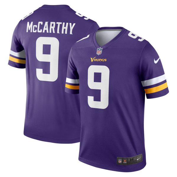 Minnesota Vikings mens nike j.j. mccarthy purple minnesota vikings team legend player performance jersey Collection | Vikings Online Shop