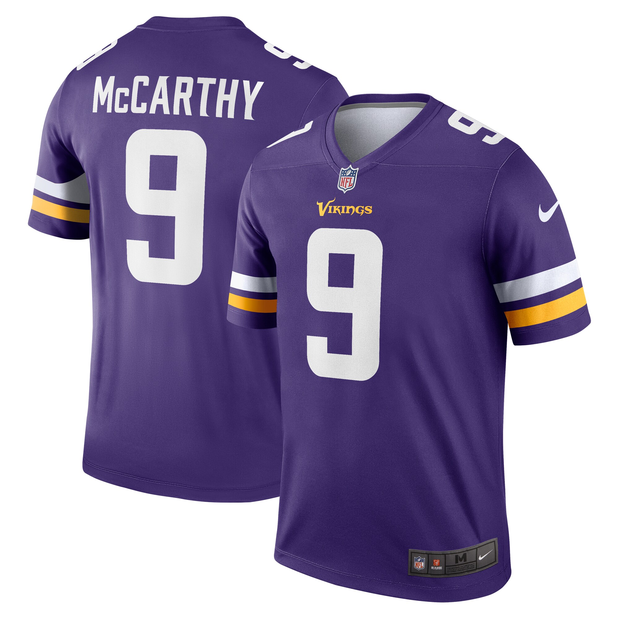 Minnesota Vikings mens nike j.j. mccarthy purple minnesota vikings team legend player performance jersey Collection | Vikings Online Shop