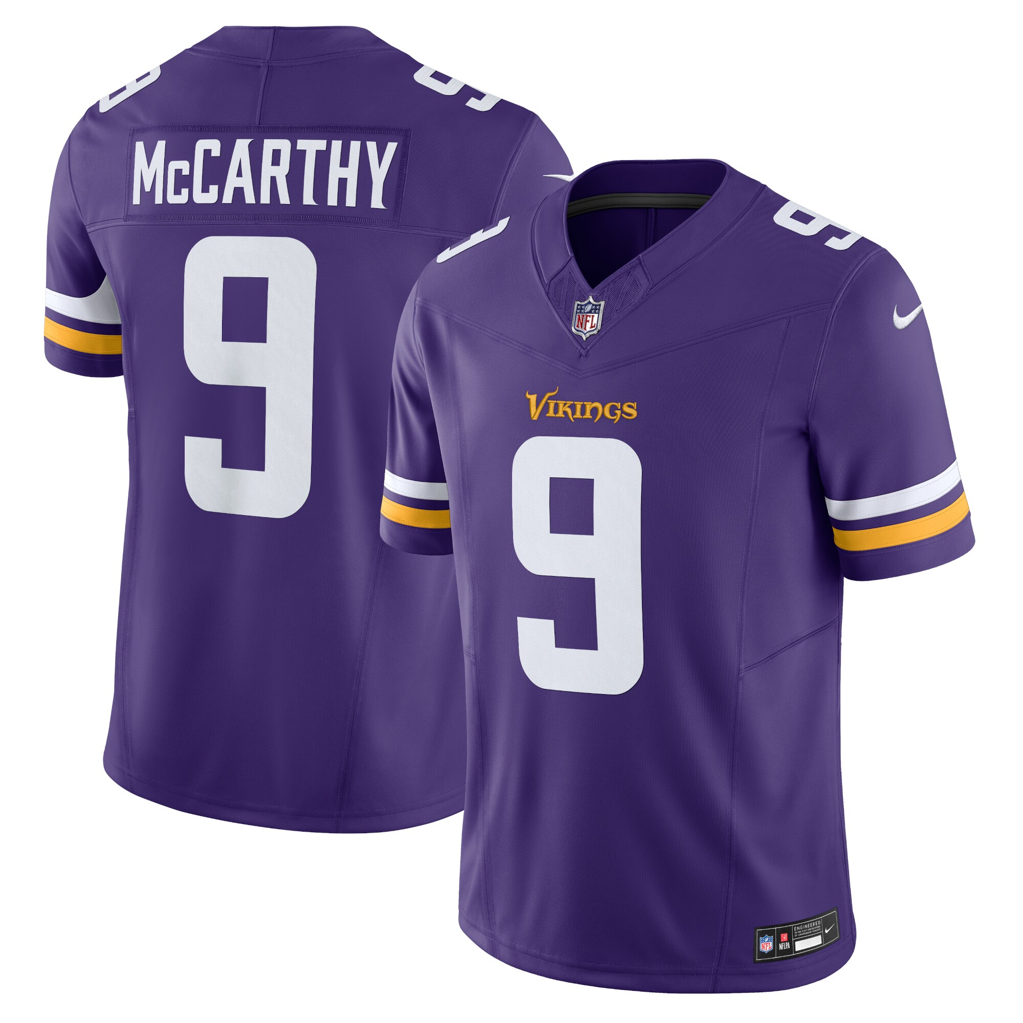 Minnesota Vikings mens nike j.j. mccarthy purple minnesota vikings vapor f.u.s.e. limited jersey Collection | Vikings Online Shop