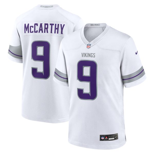 Minnesota Vikings mens nike j.j. mccarthy white minnesota vikings alternate game player jersey Collection | Vikings Online Shop