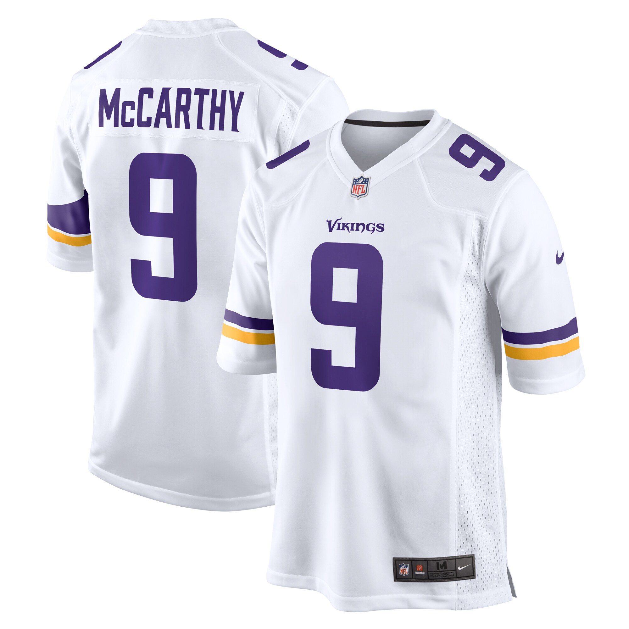 Minnesota Vikings mens nike j.j. mccarthy white minnesota vikings game jersey Collection | Vikings Online Shop
