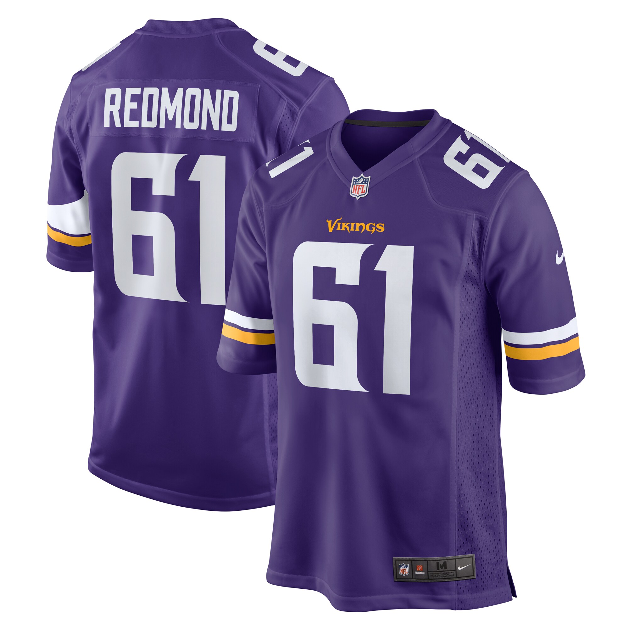 Minnesota Vikings mens nike jalen redmond purple minnesota vikings game jersey Collection | Vikings Online Shop