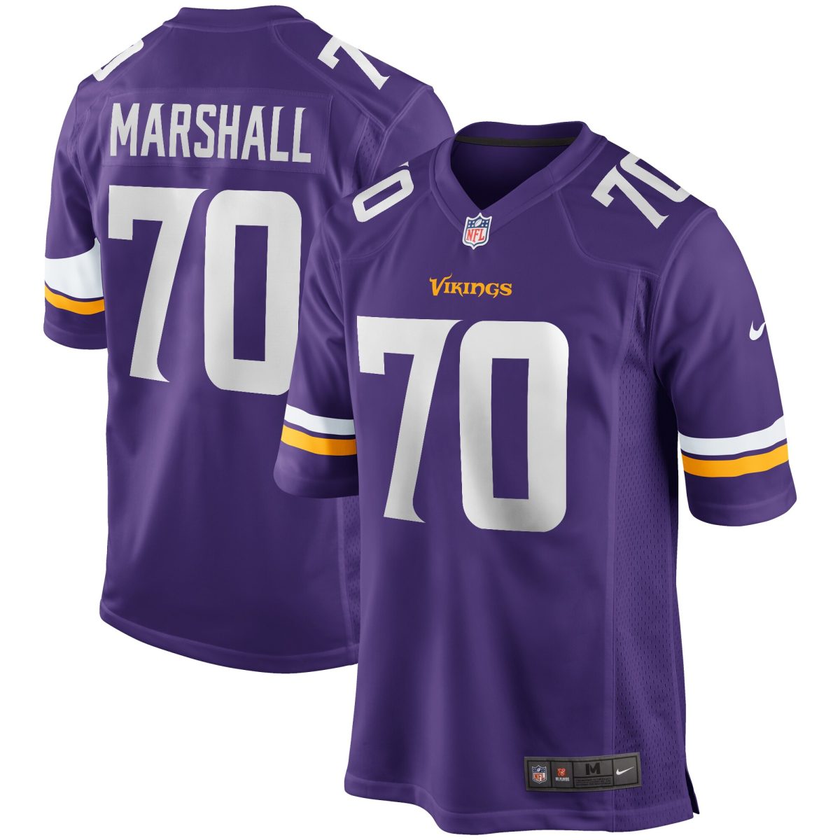Minnesota Vikings mens nike jim marshall purple minnesota vikings game retired player jersey Collection | Vikings Online Shop