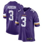 Minnesota Vikings mens nike jordan addison purple minnesota vikings game jersey Collection | Vikings Online Shop