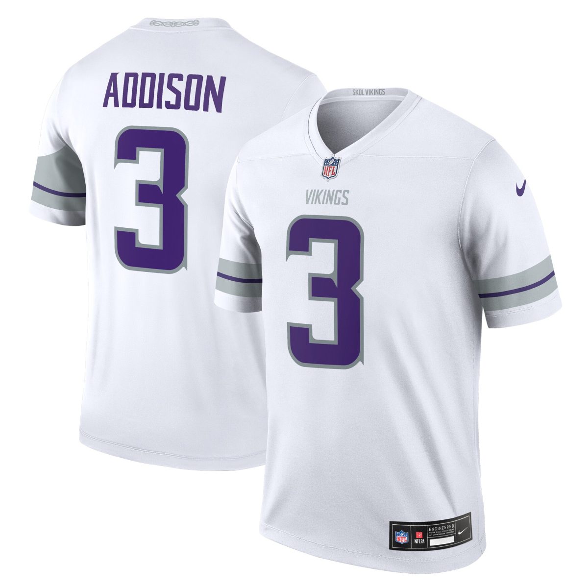 Minnesota Vikings mens nike jordan addison white minnesota vikings alternate legend player performance top Collection | Vikings Online Shop