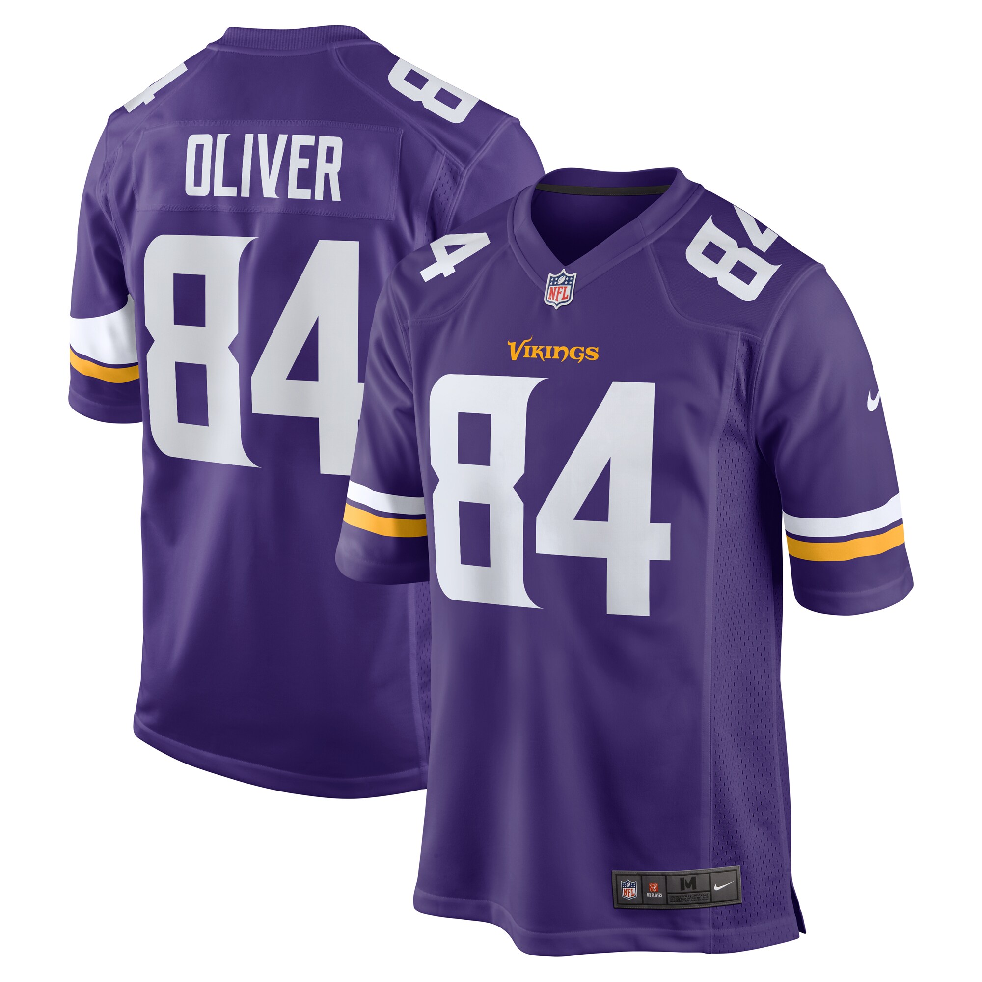 Minnesota Vikings mens nike josh oliver purple minnesota vikings game player jersey Collection | Vikings Online Shop