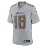 Minnesota Vikings mens nike justin jefferson gray minnesota vikings atmosphere fashion game jersey Collection | Vikings Online Shop