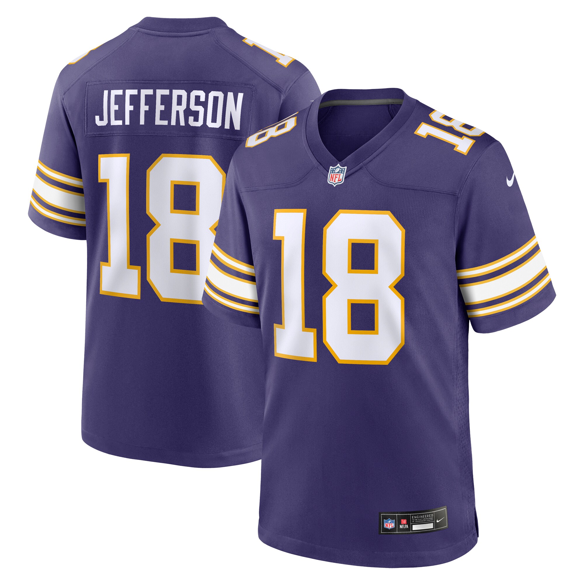 Minnesota Vikings mens nike justin jefferson purple minnesota vikings classic player game jersey Collection | Vikings Online Shop