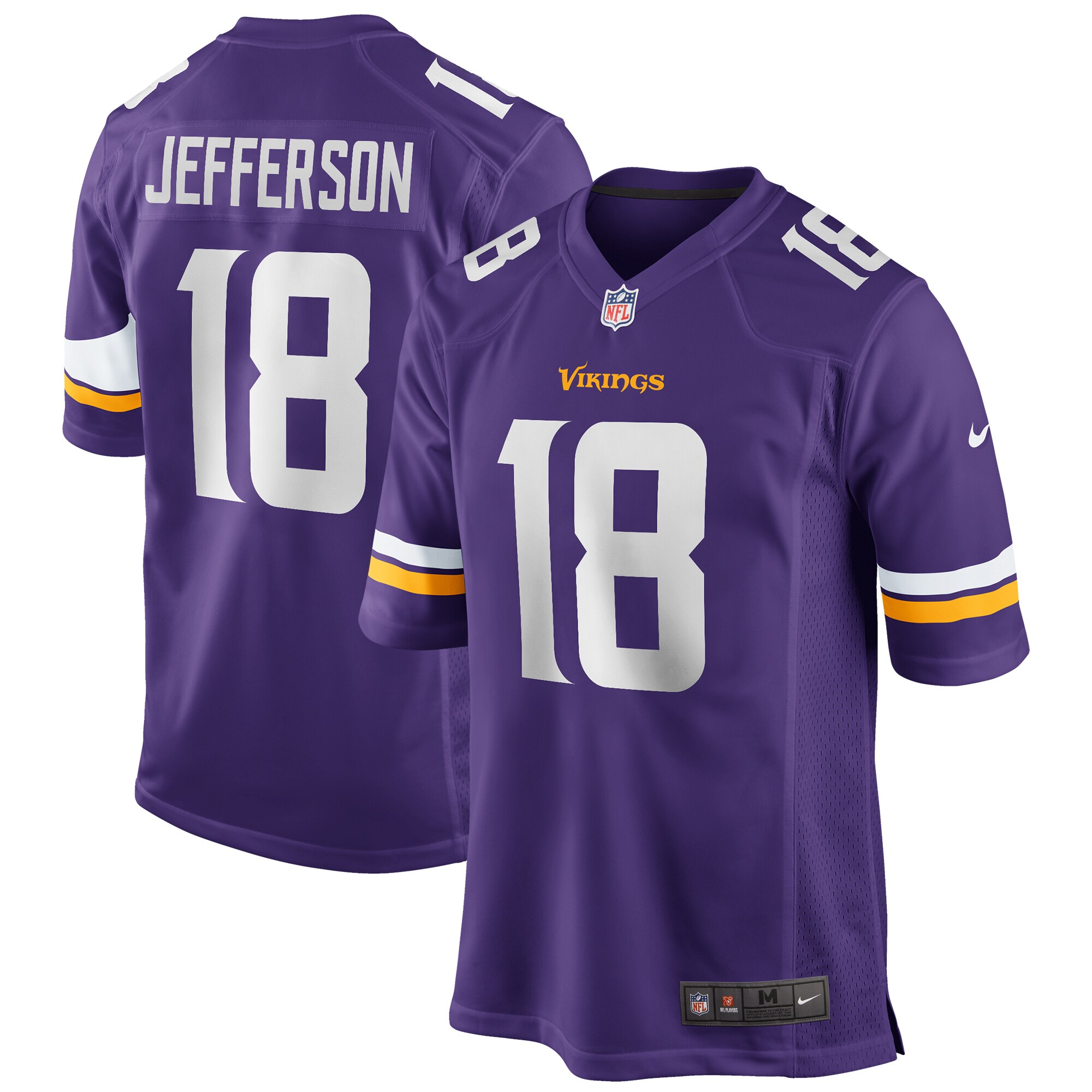 Minnesota Vikings mens nike justin jefferson purple minnesota vikings player game jersey Collection | Vikings Online Shop