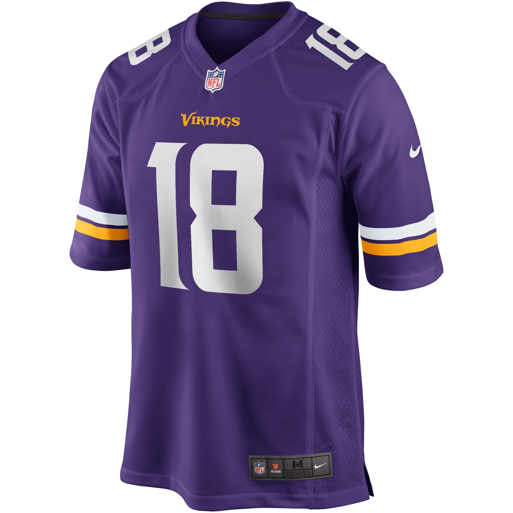 Minnesota Vikings mens nike justin jefferson purple minnesota vikings player game jersey Collection | Vikings Online Shop