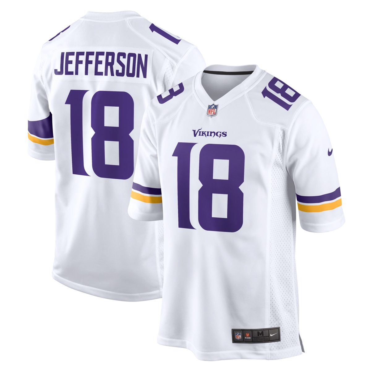 Minnesota Vikings mens nike justin jefferson white minnesota vikings game player jersey Collection | Vikings Online Shop