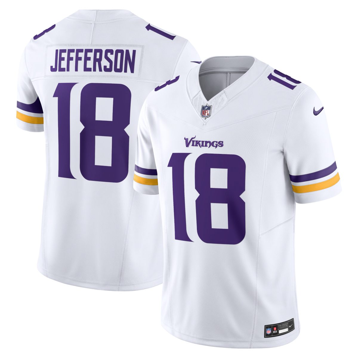 Minnesota Vikings mens nike justin jefferson white minnesota vikings vapor f.u.s.e. limited jersey Collection | Vikings Online Shop