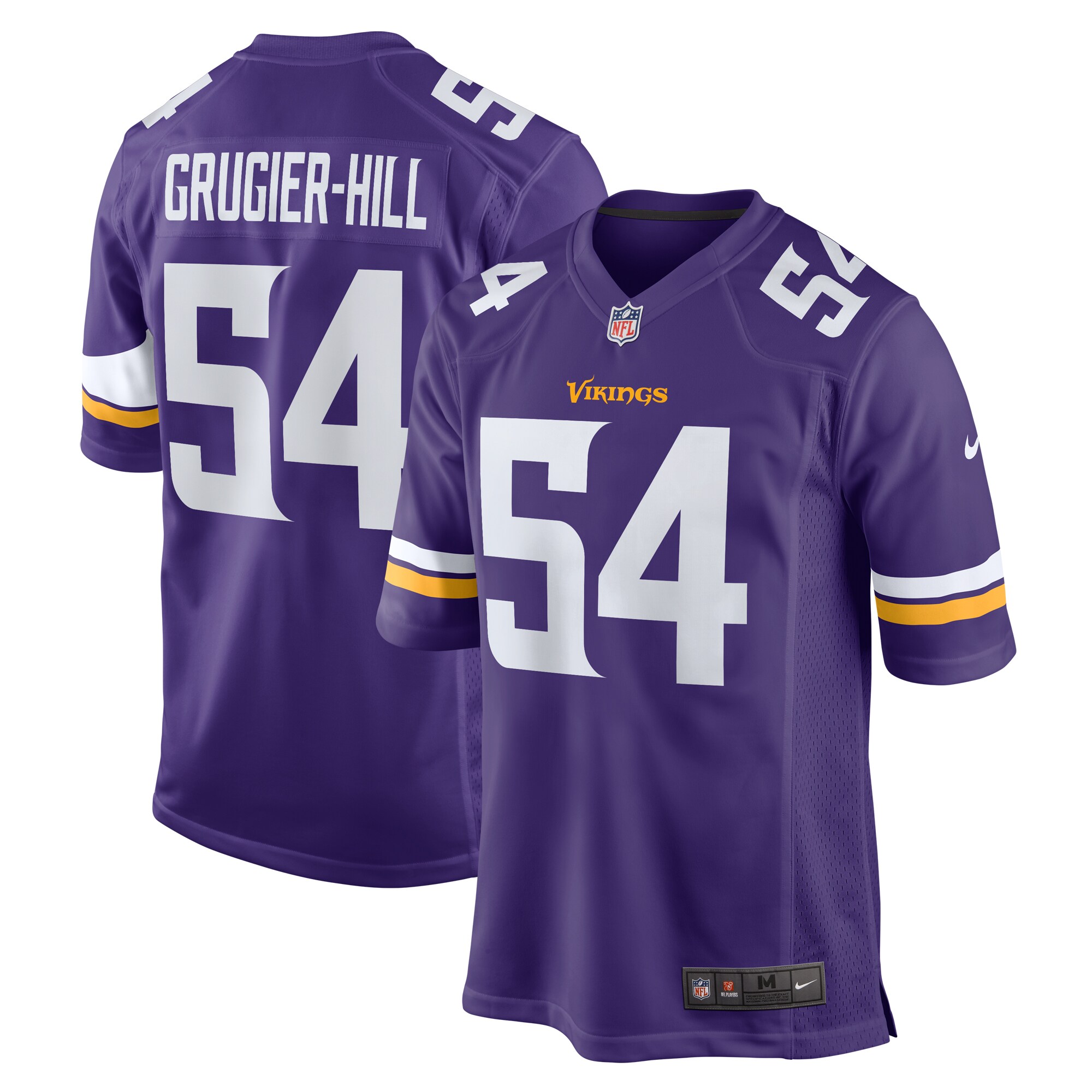 Minnesota Vikings mens nike kamu grugier-hill purple minnesota vikings game jersey Collection | Vikings Online Shop