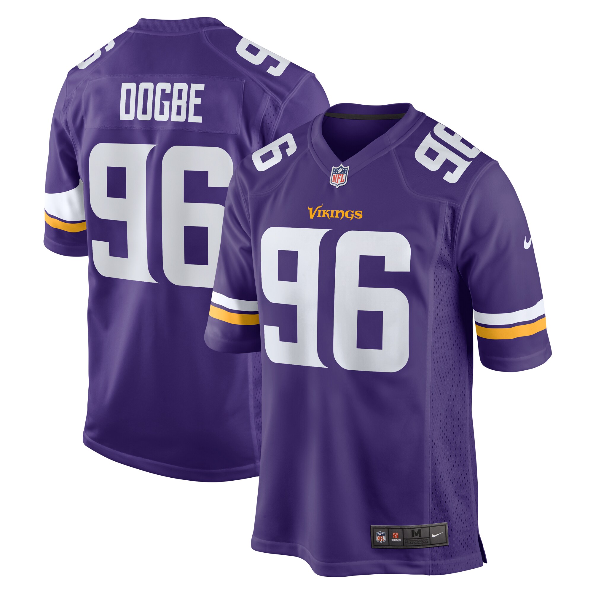 Minnesota Vikings mens nike michael dogbe purple minnesota vikings team game jersey Collection | Vikings Online Shop