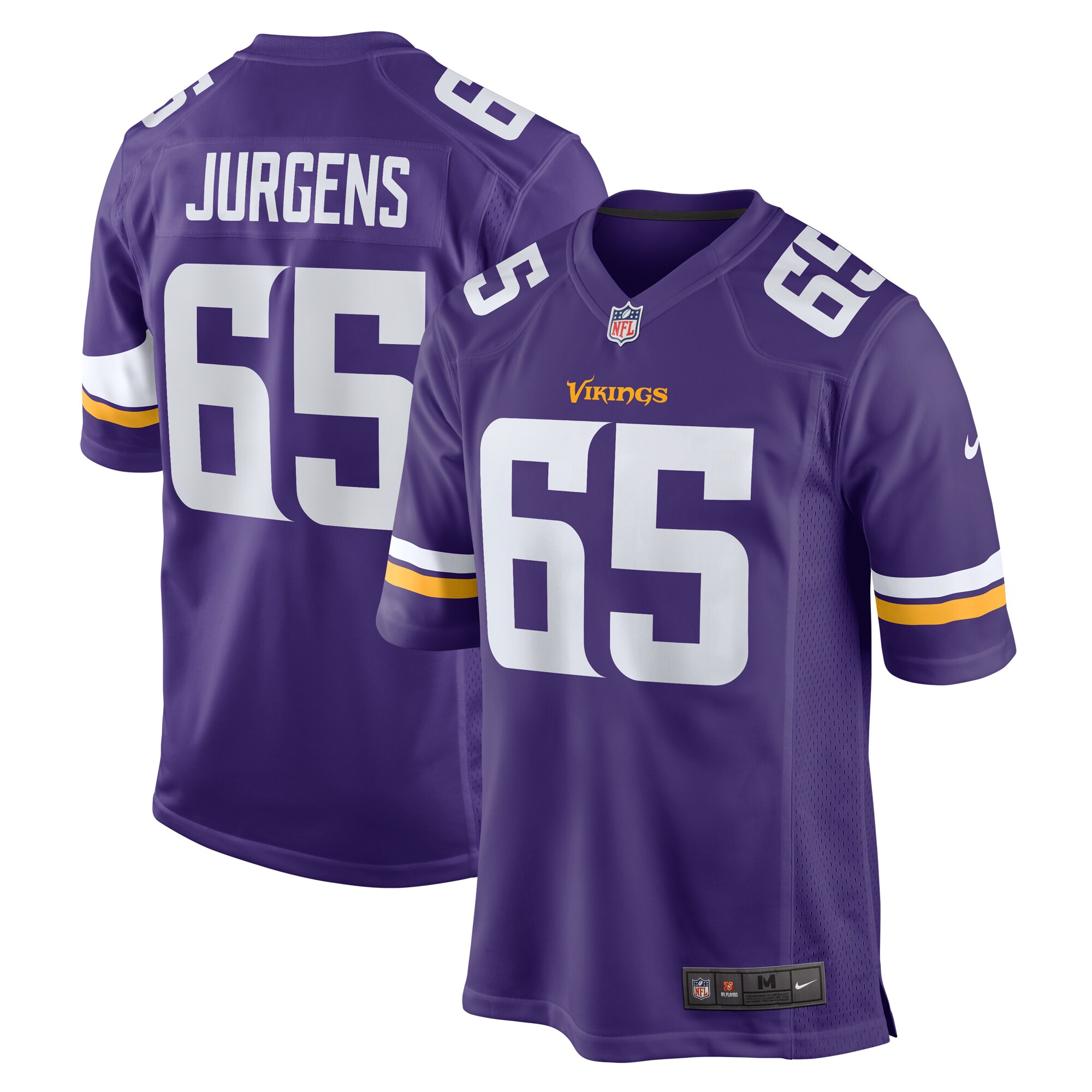 Minnesota Vikings mens nike michael jurgens purple minnesota vikings game jersey Collection | Vikings Online Shop