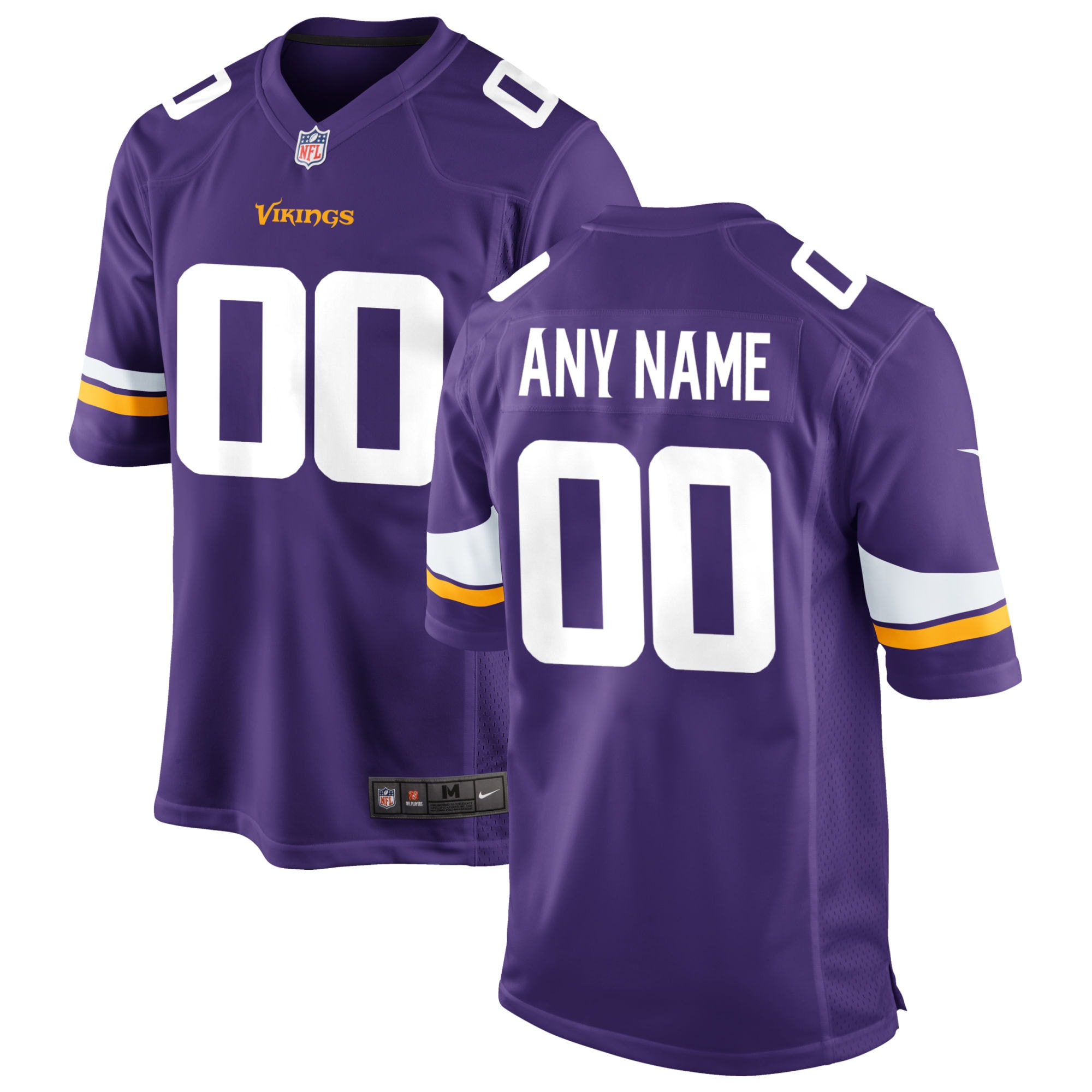 Minnesota Vikings mens nike purple minnesota vikings custom game jersey Collection | Vikings Online Shop