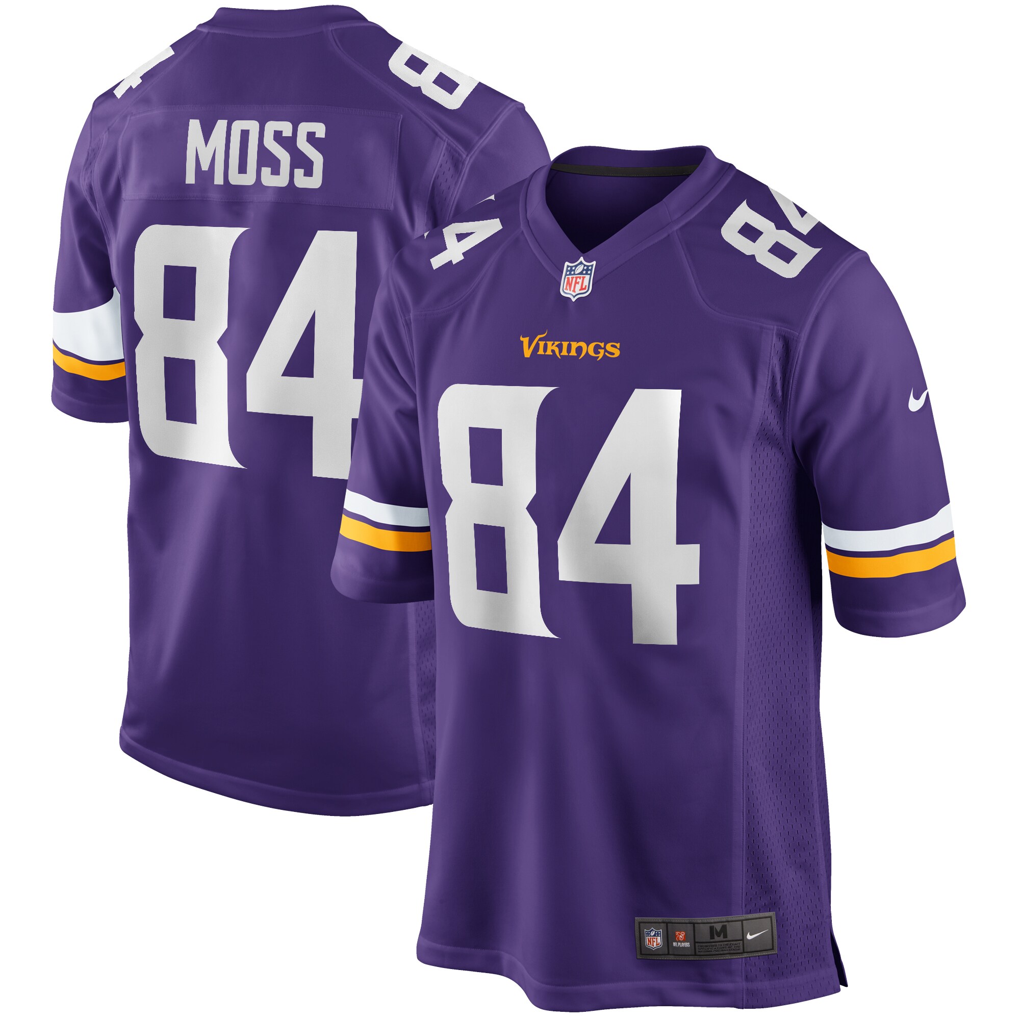 Minnesota Vikings mens nike randy moss purple minnesota vikings game retired player jersey Collection | Vikings Online Shop