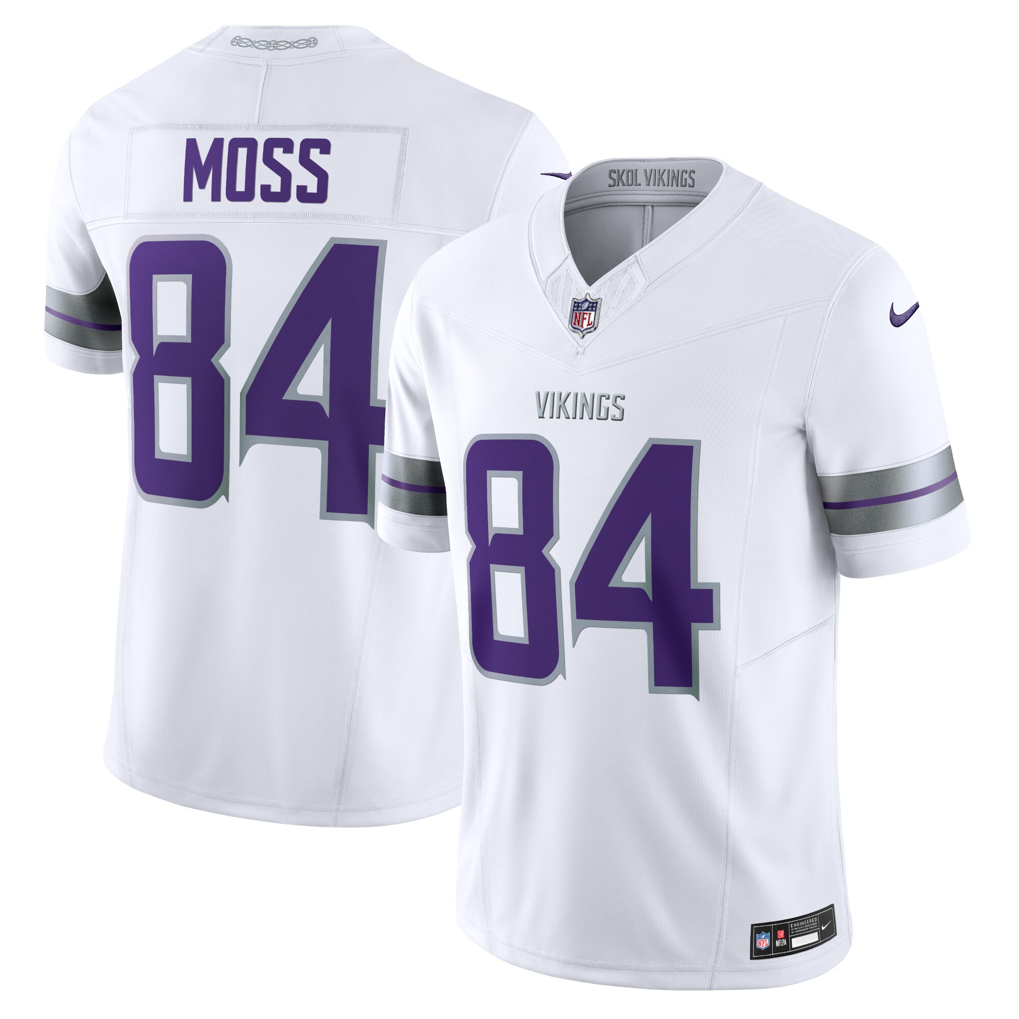Minnesota Vikings mens nike randy moss white minnesota vikings alternate vapor f.u.s.e. retired player limited jersey Collection | Vikings Online Shop