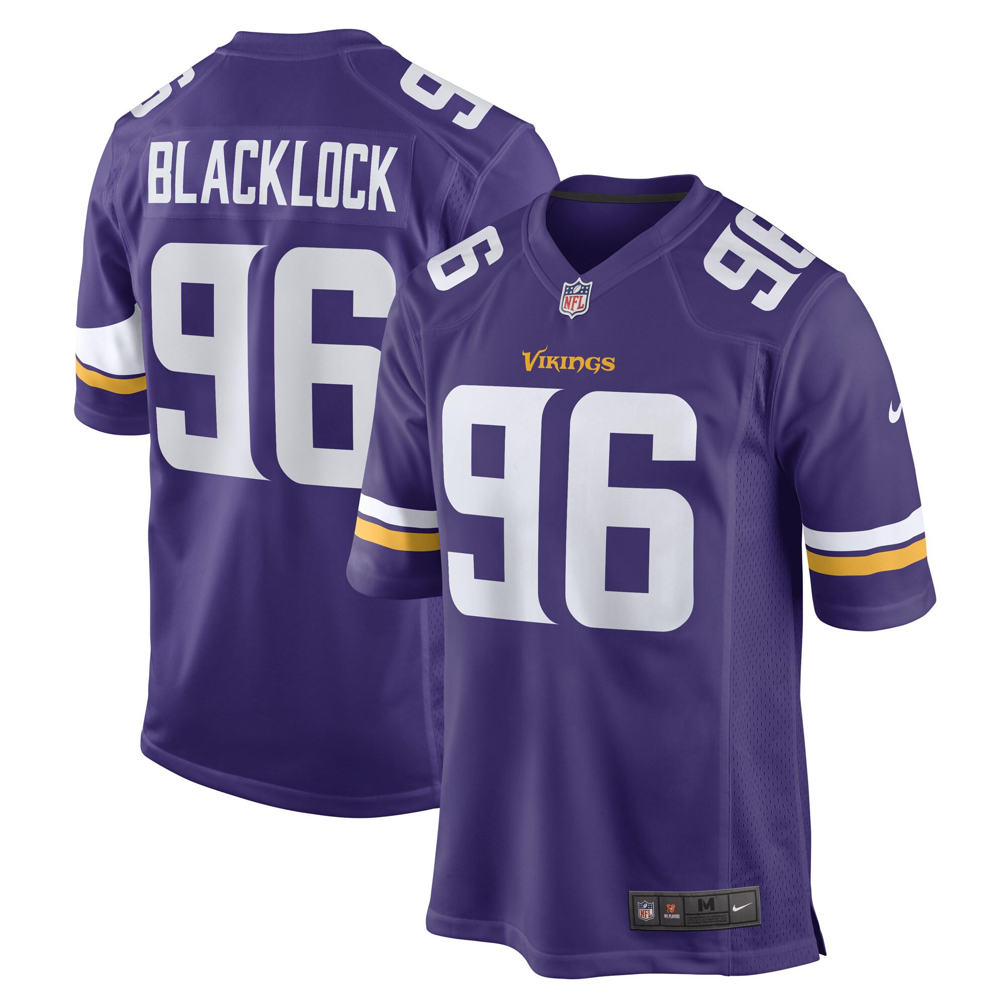 Minnesota Vikings mens nike ross blacklock purple minnesota vikings game player jersey Collection | Vikings Online Shop