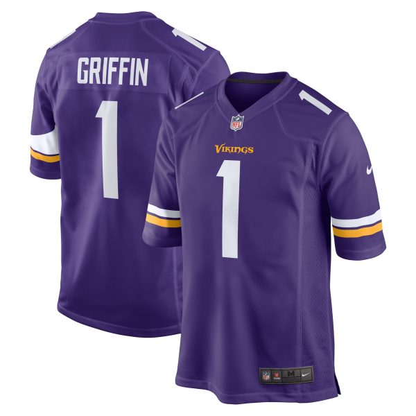 Minnesota Vikings mens nike shaquill griffin purple minnesota vikings team game jersey Collection | Vikings Online Shop