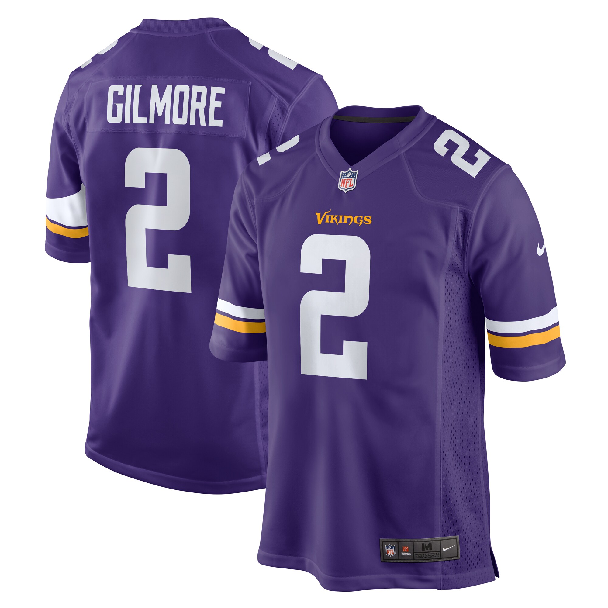 Minnesota Vikings mens nike stephon gilmore purple minnesota vikings game jersey Collection | Vikings Online Shop