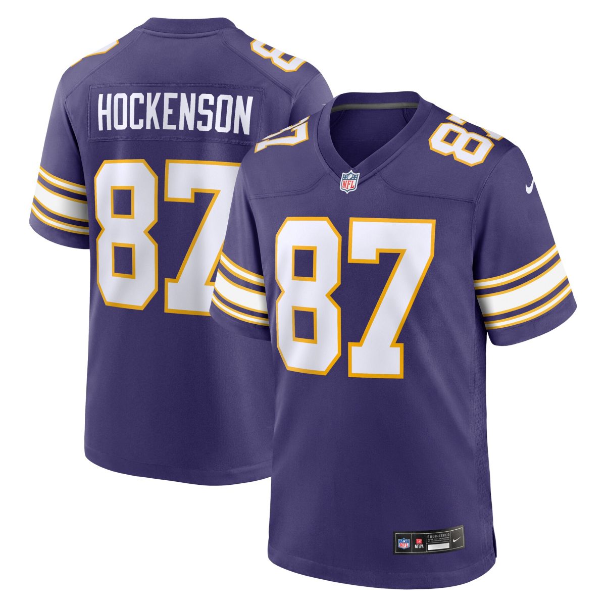 Minnesota Vikings mens nike t.j. hockenson purple minnesota vikings classic player game jersey Collection | Vikings Online Shop
