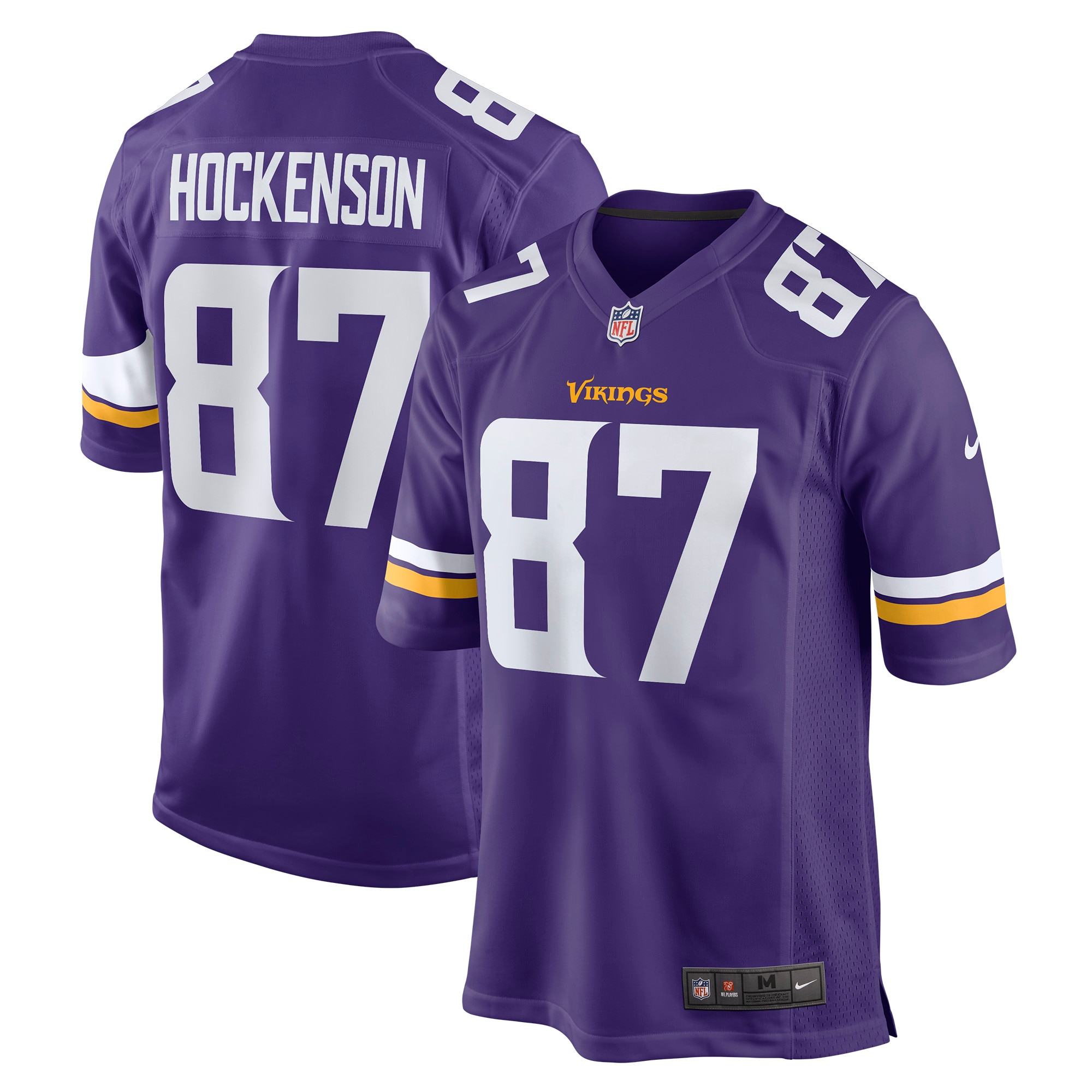 Minnesota Vikings mens nike t.j. hockenson purple minnesota vikings game player jersey Collection | Vikings Online Shop