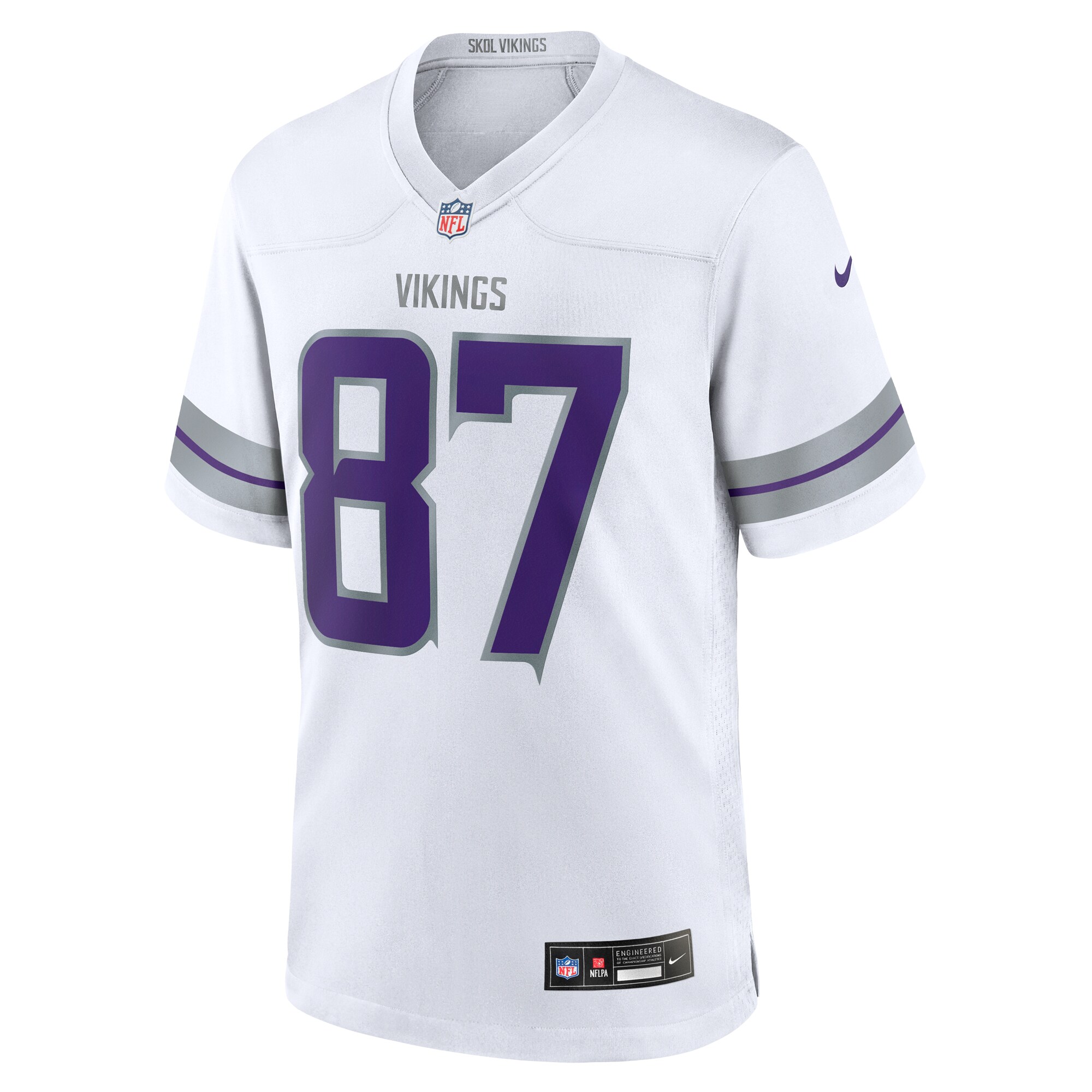 Minnesota Vikings mens nike t.j. hockenson white minnesota vikings alternate game player jersey Collection | Vikings Online Shop