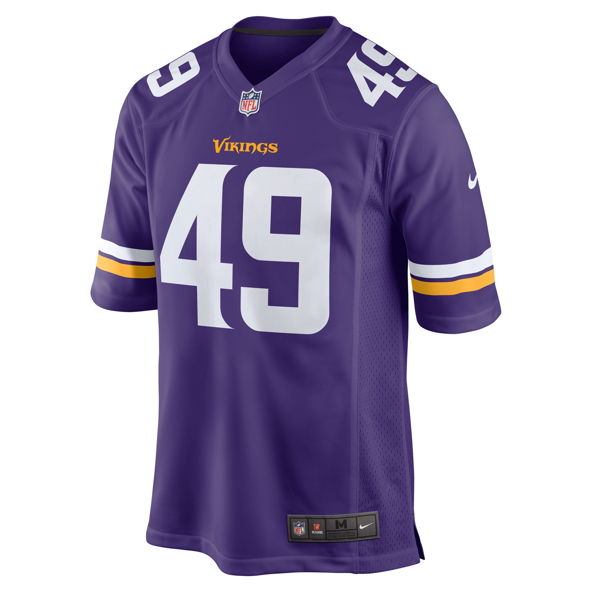 Minnesota Vikings mens nike tanner vallejo purple minnesota vikings team game jersey Collection | Vikings Online Shop