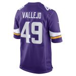 Minnesota Vikings mens nike tanner vallejo purple minnesota vikings team game jersey Collection | Vikings Online Shop