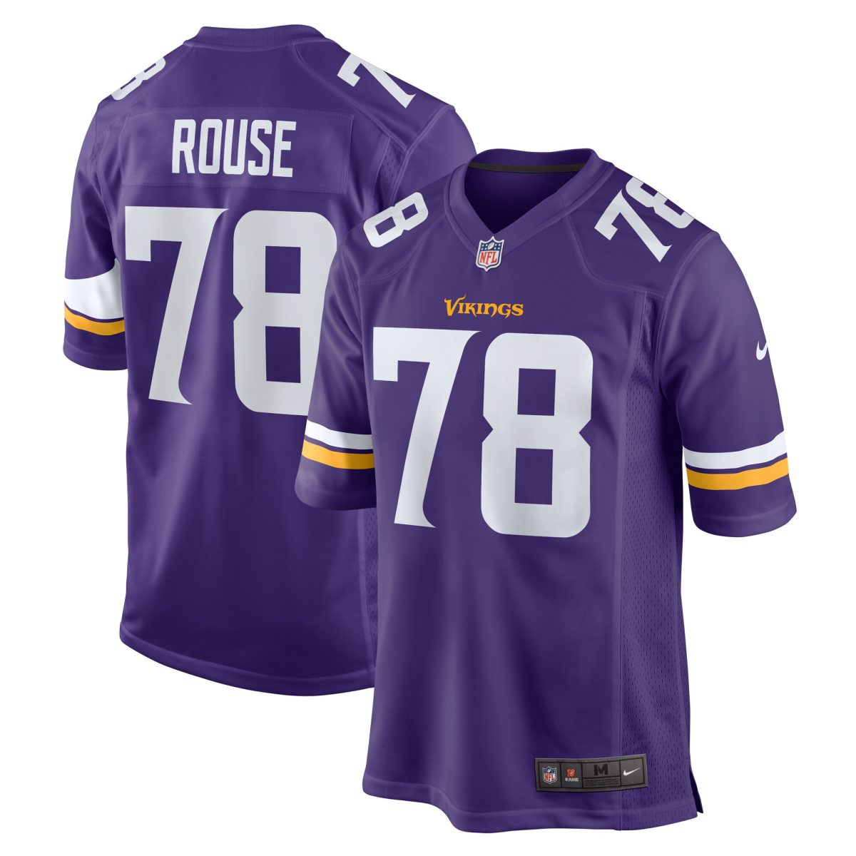 Minnesota Vikings mens nike walter rouse purple minnesota vikings game jersey Collection | Vikings Online Shop