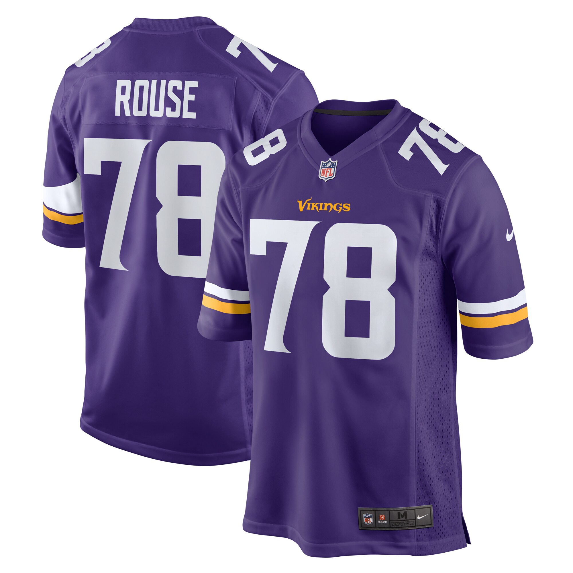 Minnesota Vikings mens nike walter rouse purple minnesota vikings game jersey Collection | Vikings Online Shop