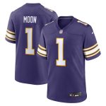 Minnesota Vikings mens nike warren moon purple minnesota vikings classic retired player game jersey Collection | Vikings Online Shop