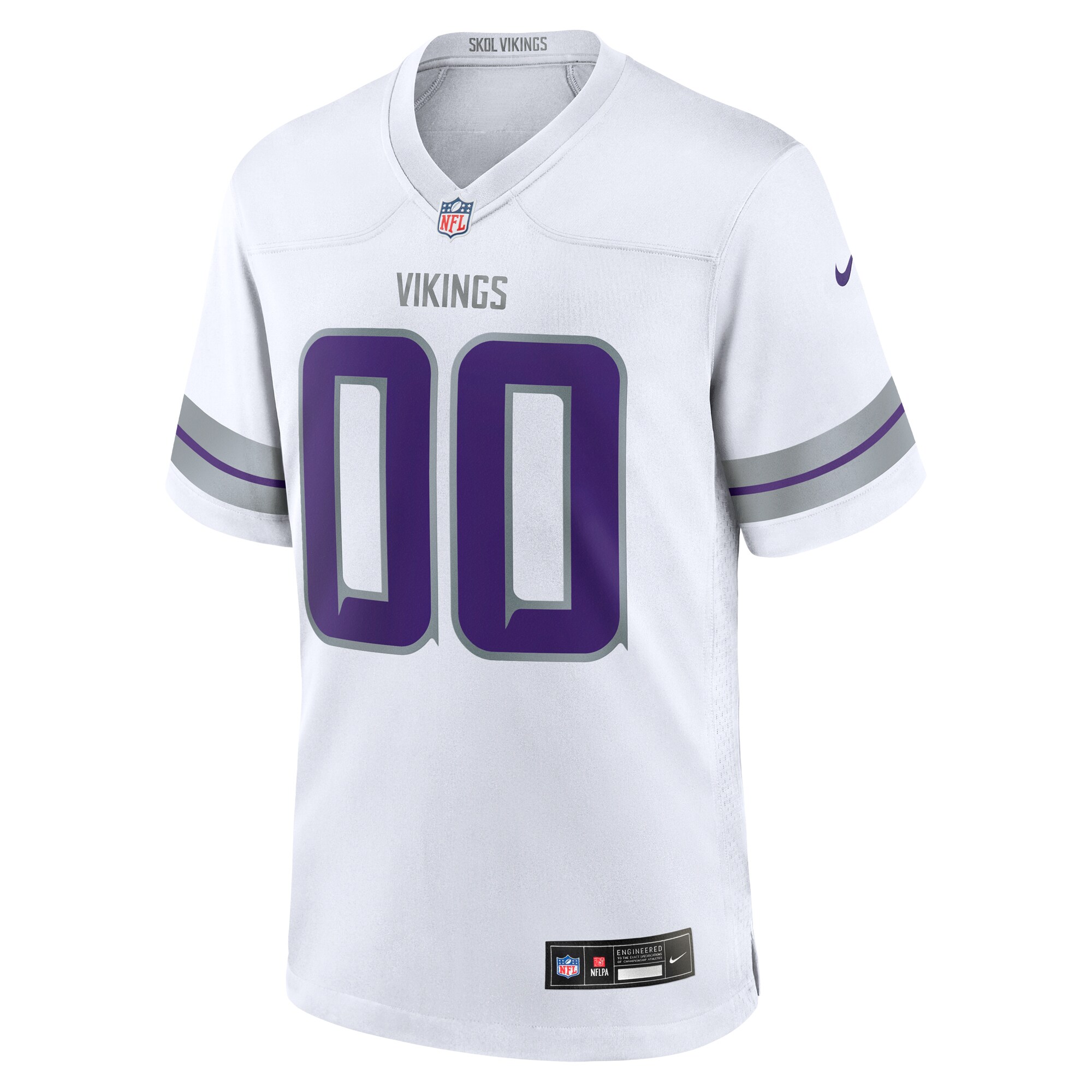 Minnesota Vikings mens nike white minnesota vikings alternate custom game jersey Collection | Vikings Online Shop