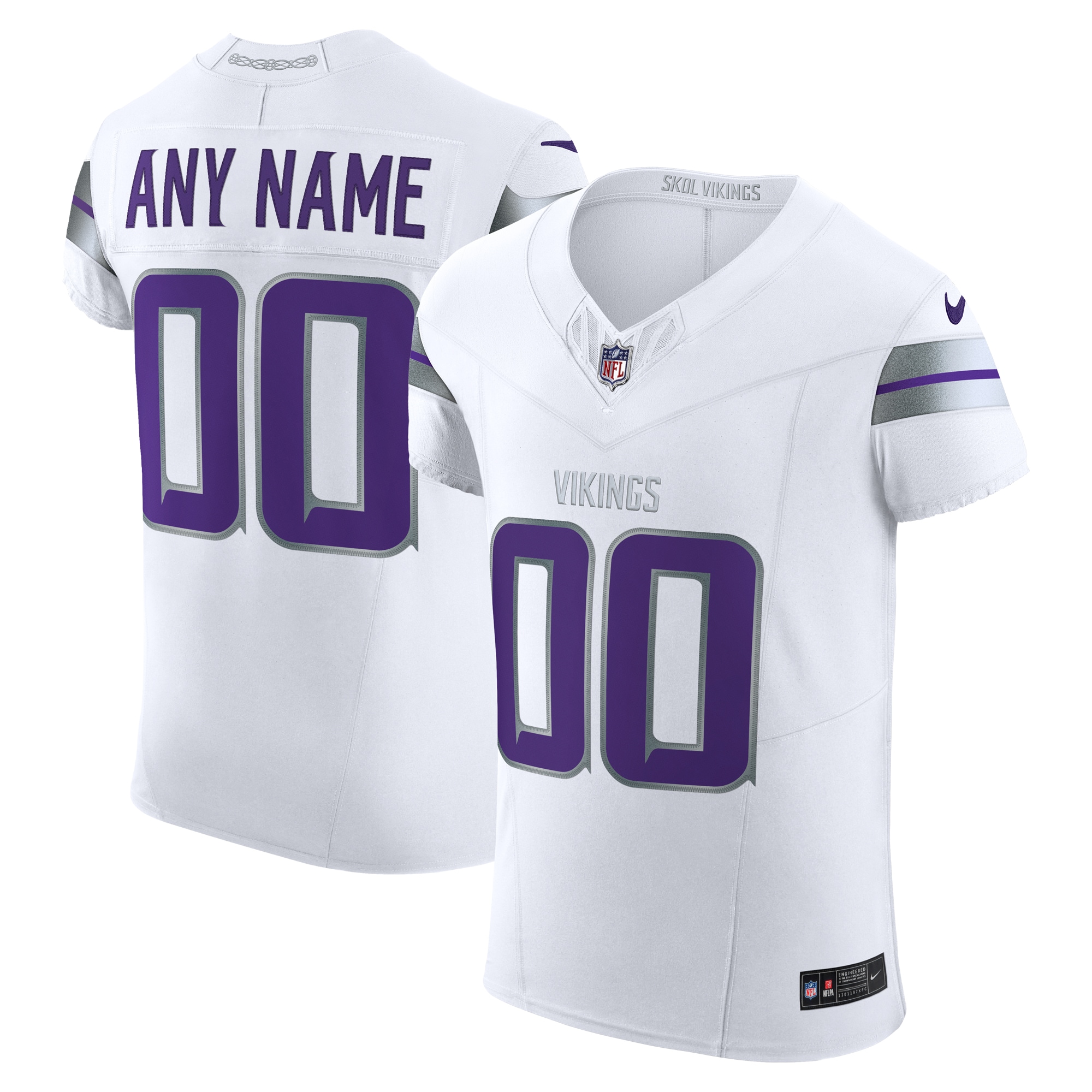 Minnesota Vikings mens nike white minnesota vikings vapor f.u.s.e. elite custom jersey Collection | Vikings Online Shop