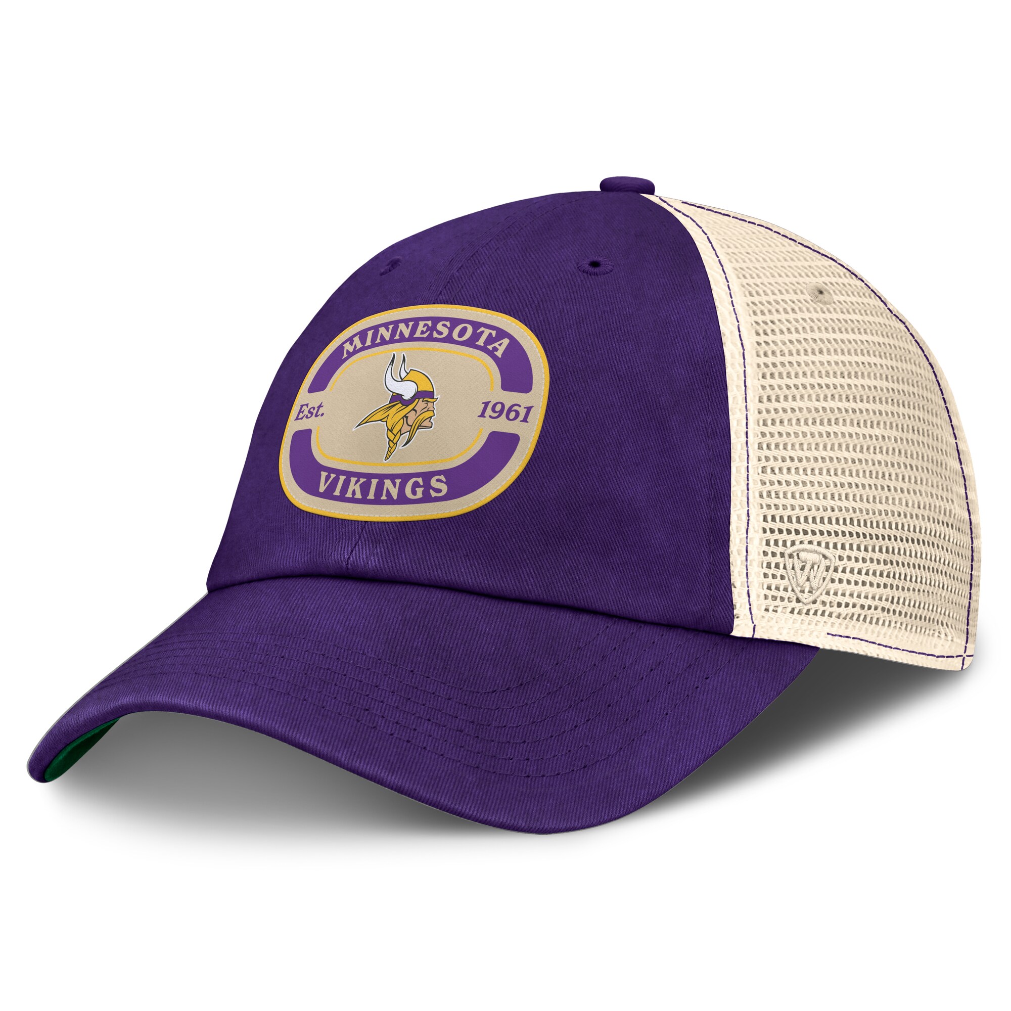 Minnesota Vikings mens top of the world purple minnesota vikings team patch adjustable hat Collection | Vikings Online Shop