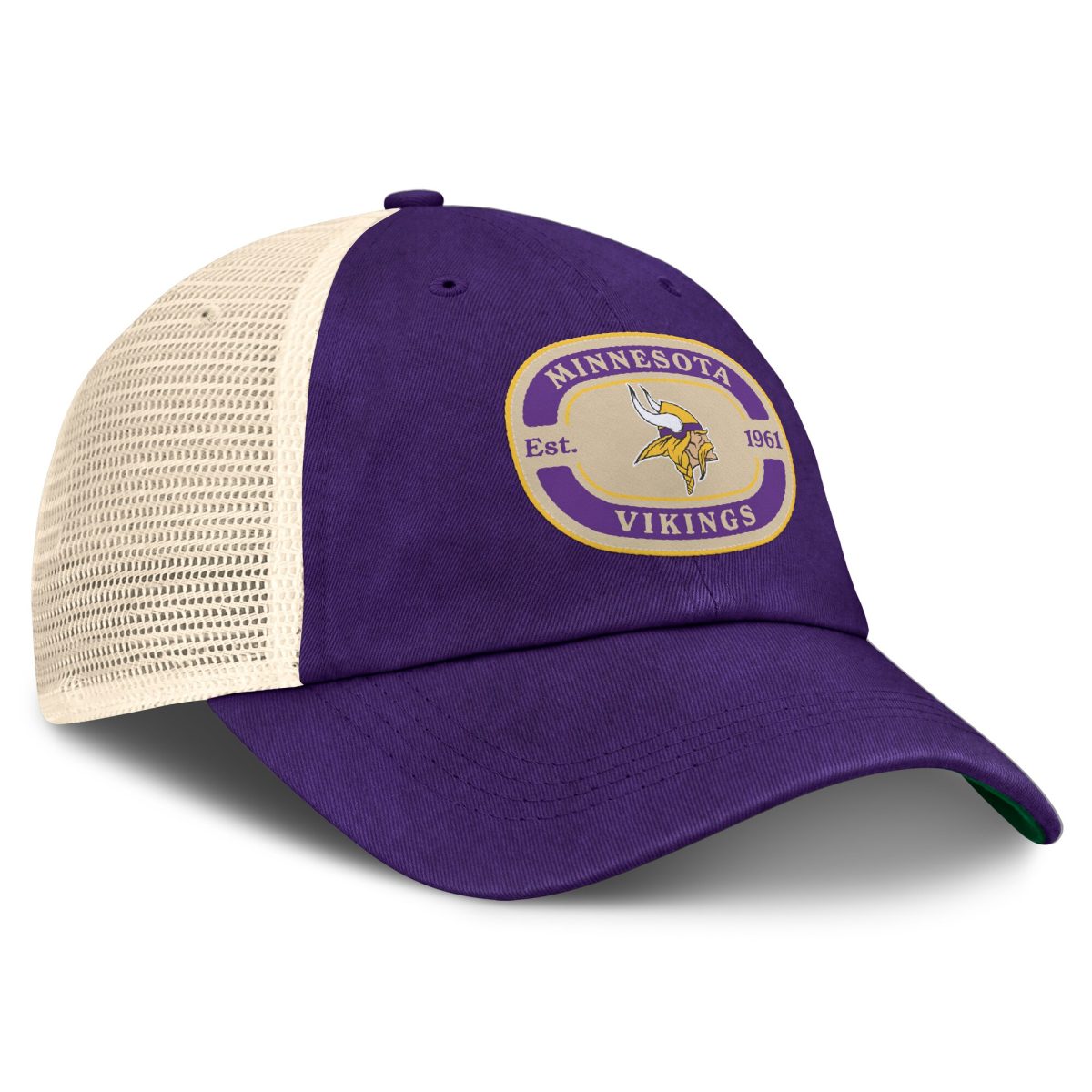 Minnesota Vikings mens top of the world purple minnesota vikings team patch adjustable hat Collection | Vikings Online Shop