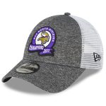 Minnesota Vikings new era heather gray minnesota vikings 2022 nfc north division champions locker room 9forty adjustable hat Collection | Vikings Online Shop
