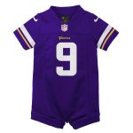 Minnesota Vikings newborn  infant nike j.j. mccarthy purple minnesota vikings romper game jersey Collection | Vikings Online Shop