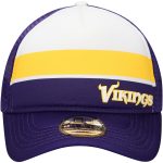 Minnesota Vikings preschool new era purple minnesota vikings sport night color block 9forty a-frame trucker adjustable hat Collection | Vikings Online Shop