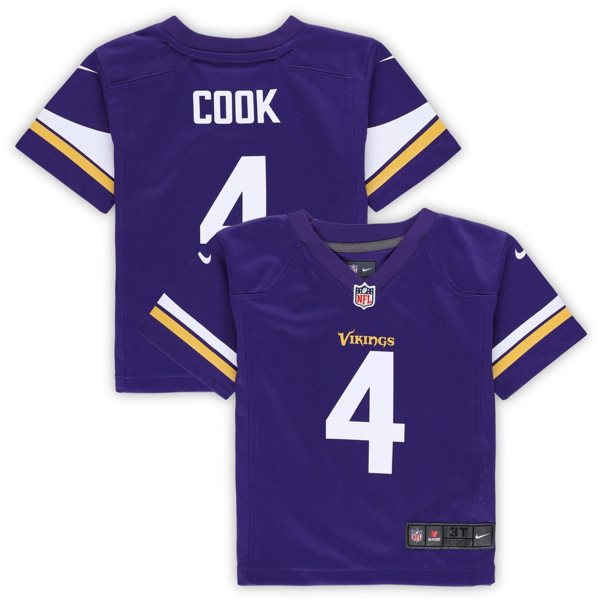 Minnesota Vikings toddler nike dalvin cook purple minnesota vikings game jersey Collection | Vikings Online Shop